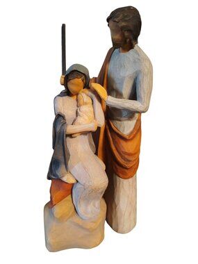Willow Tree Susan Lordi The Holy Family Resin Figurine Nativity, 2010 Demdaco